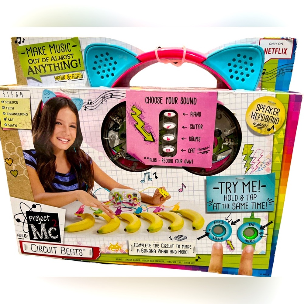 NEW NIB MGA Netflix Project Mc2 Circuit Beats Kids Toy Playset Music Kit STEM